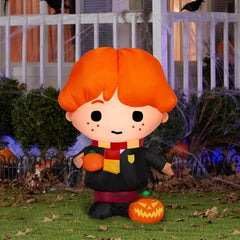 3' Ron Weasley w/ Jack O Lantern by Gemmy Inflatable