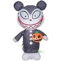 Gemmy Inflatables Seasonal & Holiday Decorations 5' Disney Nightmare Before Christmas Teddy Scare by Gemmy Inflatable 229643 3.5' Disney Christmas Jack Skellington Vampire  Gemmy Inflatable