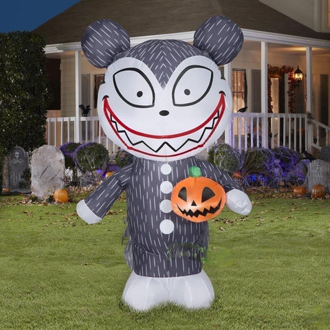 Gemmy Inflatables Seasonal & Holiday Decorations 5' Disney Nightmare Before Christmas Teddy Scare by Gemmy Inflatable 229643