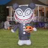 Image of Gemmy Inflatables Seasonal & Holiday Decorations 5' Disney Nightmare Before Christmas Teddy Scare by Gemmy Inflatable 229643