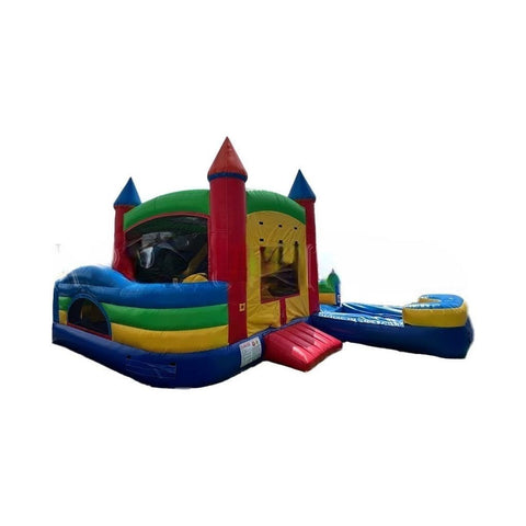 Happy Jump Inflatable Bouncers 13'H 360 Combo With Pool by Happy Jump 14'H 5in1 Super Combo Princess with Pool by Happy Jump SKU CO2167