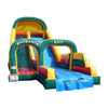 Image of Happy Jump Inflatable Bouncers 26'H Single Lane Slide by Happy Jump 24'H Single Lane Slide w/ Slip and Slide by Happy Jump SKU# WS4155