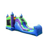 Image of Happy Jump Water Parks & Slides 14'H 5 in 1 Super Combo Blue Marble by Happy Jump 14'H 5 in 1 Super Combo Castle Pool (Marble) Happy Jump SKU# CO2170-1M