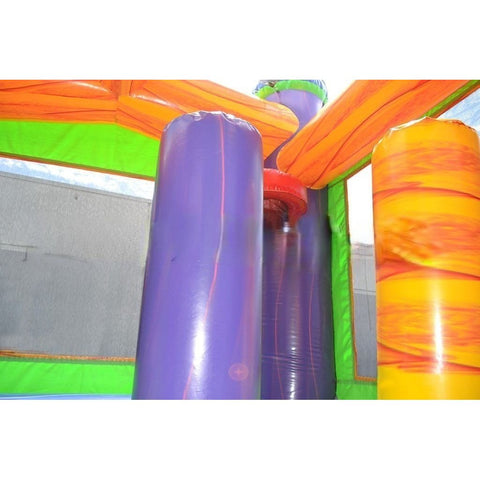 Happy Jump Water Parks & Slides 14'H 5 in 1 Super Combo Blue Marble by Happy Jump 14'H 5 in 1 Super Combo Castle Pool (Marble) Happy Jump SKU# CO2170-1M