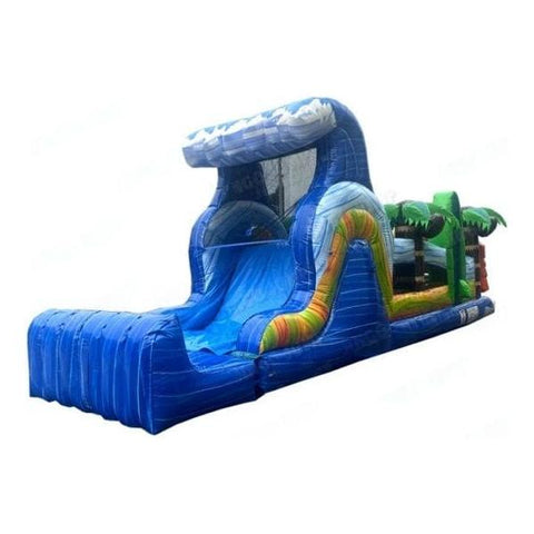 Jingo Jump Inflatable Bouncers 11'H Hawaiian Wave Wet/Dry Obstacle Course by Jingo Jump 201-2