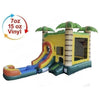 Image of Jingo Jump Inflatable Bouncers 14'H Semi-Commercial Tropical Combo ( Wet & Dry) by Jingo Jump 4 in 1 Tropical Combo ( Wet & Dry) SKU# 115
