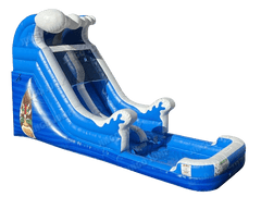 16 FT Semi-Commercial Hawaiian Water Slide by Jingo Jump
