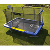 Image of Jump King Trampolines 10' x 15' Rectangle  Trampoline, with 2 Basketball Hoops, Footstep, and Court Print by JumpKing JK1015RCBHFTCT 10' x 15' Rectangle  Trampoline, with 2 Basketball Hoops by JumpKing