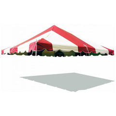 Party Tents Direct Canopies & Gazebos 20' x 20' Red & White Weekender Standard Pole Tent Top by Party Tents 640 Party Tents 20' x 20' Red & White Weekender Standard Canopy Pole Tent Party Tents
