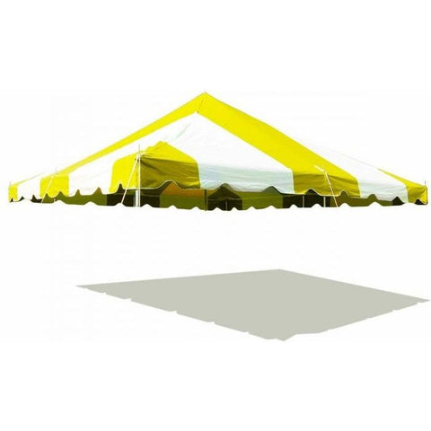 Party Tents Direct Canopies & Gazebos 20' x 20' Yellow & White Weekender Standard Pole Party Top by Party Tents 639 Party Tents 20' x 20' Yellow & White Weekender Standard Canopy Pole Tent SKU# 3926