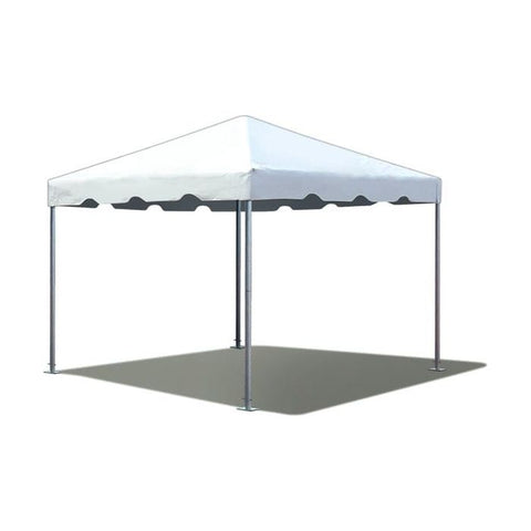 POGO Canopies & Gazebos 10' x 10' White PVC Weekender West Coast Frame Party Tent by POGO 754972297325 1416-BT-FE11WT
