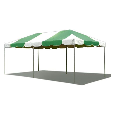 POGO Canopies & Gazebos 10' x 20' Green PVC Weekender West Coast Frame Party Tent by POGO 754972318907 1606 BT-FE12GW