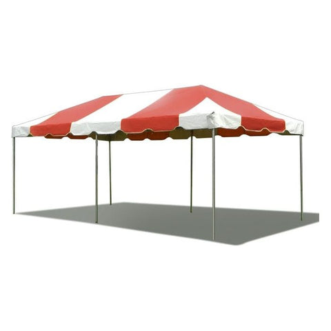 POGO Canopies & Gazebos 10' x 20' Red PVC Weekender West Coast Frame Party Tent by POGO 754972318921 1607  BT-FE12RW