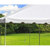 Image of POGO Canopies & Gazebos 15' x 15' White Weekender Standard Canopy Pole Tent by POGO 754972316170 649 BT-PE15WT1B 15' x 15' White Weekender Standard Canopy Pole Tent by POGO 