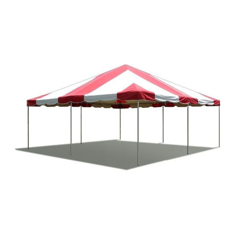 POGO Canopies & Gazebos 20' x 20' Red PVC Weekender West Coast Frame Party Tent by POGO 754972319720 1674 BT-FE22RW
