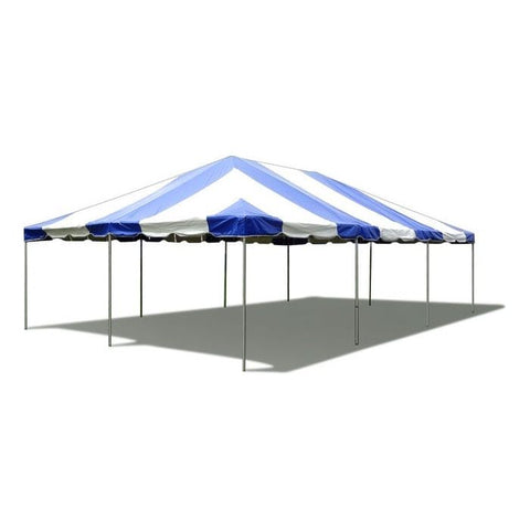 POGO Canopies & Gazebos 20' x 30' Blue PVC Weekender West Coast Frame Party Tent by POGO 754972319829 1676 BT-FE23BW