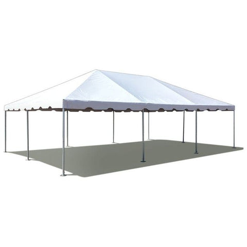 POGO Canopies & Gazebos 20' x 30' White PVC Weekender West Coast Frame Party Tent by POGO 754972319805 1498 BT-FE23WT