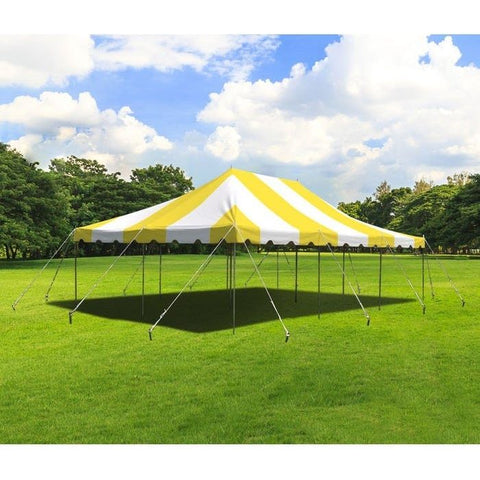 POGO Canopies & Gazebos 20ft x 30ft Yellow Weekender Standard Canopy Pole Tent by POGO 754972357067 678 BT-PE23YW
