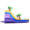 Image of POGO Inflatable Bouncers 15'H Tropical Purple Marble Inflatable Water Slide with Blower by POGO 754972382427 6134