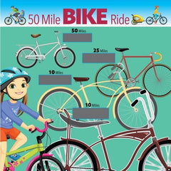 5.6 'H 50 Mile Bike Ride, Sealed Air Inflatable Frame Game by POGO