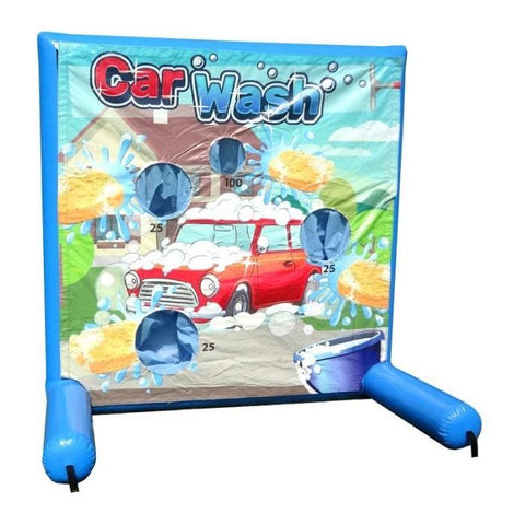 POGO Inflatable Bouncers 5.6 'H Car Wash, Sealed Air Inflatable Frame Game by POGO