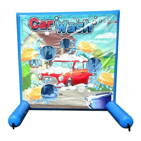 POGO Inflatable Bouncers 5.6 'H Car Wash, Sealed Air Inflatable Frame Game by POGO