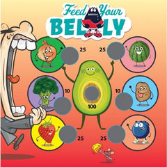 5.6 'H Feed Your Belly, Sealed Air Inflatable Frame Game by POGO