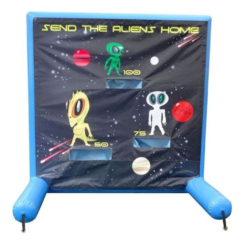 POGO Inflatable Bouncers 5.6 'H Send the Aliens Home, Sealed Air Inflatable Frame Game by POGO