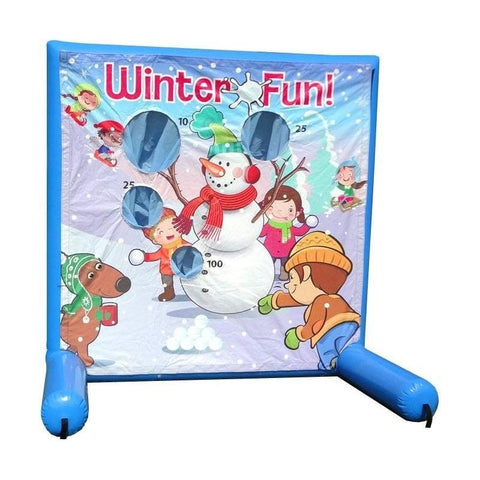 POGO Inflatable Bouncers 5.6 'H Winter Fun, Sealed Air Inflatable Frame Game by POGO 1622 Complete Car Wash UltraLite Air Frame Game by POGO SKU#1578
