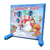 Image of POGO Inflatable Bouncers 5.6 'H Winter Fun, Sealed Air Inflatable Frame Game by POGO 1622 Complete Car Wash UltraLite Air Frame Game by POGO SKU#1578