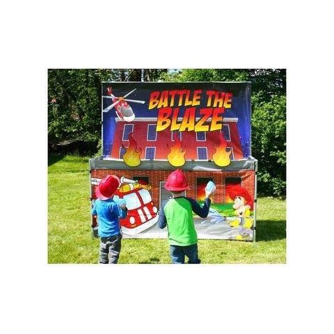 POGO Inflatable Bouncers Battle the Blaze Interactive Carnival Frame Game by POGO