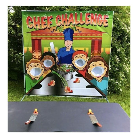 POGO Inflatable Bouncers Chef Challenge Interactive Carnival Frame Game Game by POGO 754972299466 1523