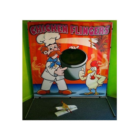 POGO Inflatable Bouncers Chicken Flinger Interactive Carnival Frame Game by POGO 754972299473 1524