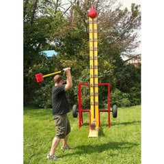 POGO Inflatable Bouncers Easy Striker 14' Tall Bell Ringing Game with Trailer by POGO