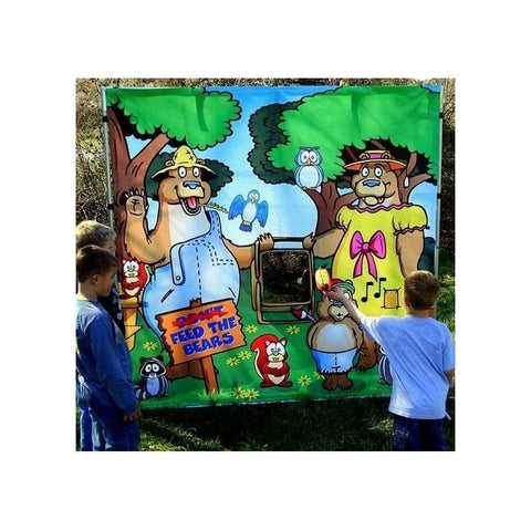 POGO Inflatable Bouncers Feed the Bears Interactive Carnival Frame Game by POGO