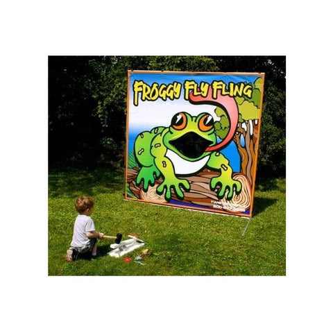 POGO Inflatable Bouncers Froggy Fly Fling Interactive Carnival Frame Game by POGO