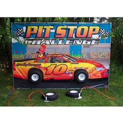 POGO Inflatable Bouncers Pit Stop Challenge Interactive Carnival Frame Game by POGO