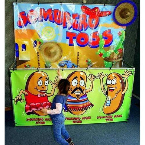 POGO Inflatable Bouncers Sombrero Toss Interactive Carnival Frame Game by POGO