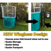 Image of POGO Inflatable Bouncers Turquoise Portable Dunking Booth with New Wingless Design by POGO Blue Portable Dunking Booth with New Wingless Design SKU# 1685