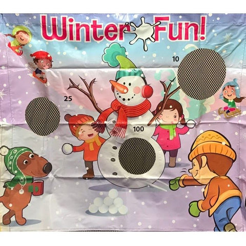 POGO Inflatable Bouncers Winter Fun UltraLite Air Frame Game Panel by POGO 754972355919 XIN-PBFRMWF-HB