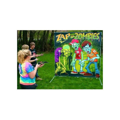 POGO Inflatable Bouncers Zap the Zombies Interactive Carnival Frame Game by POGO