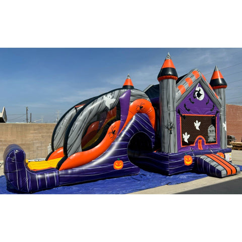 Ultimate Jumpers Inflatable Bouncers 15'H 3 IN 1 Halloween Combo by Ultimate Jumpers C168 10'H Inflatable Double Toss Game by Ultimate Jumpers SKU# I042