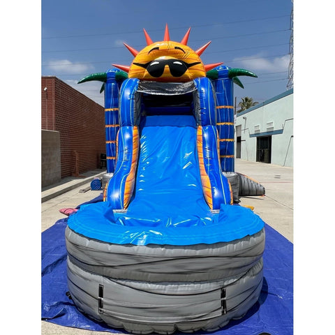 Ultimate Jumpers Inflatable Bouncers 15'H 3 IN 1 Wet & Dry Sunshine Combo by Ultimate Jumpers