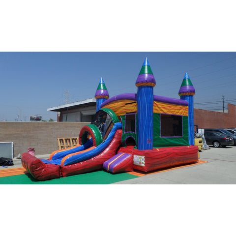 Ultimate Jumpers Inflatable Bouncers 15'H Front Load Wet & Dry Marble Combo by Ultimate Jumpers C164
