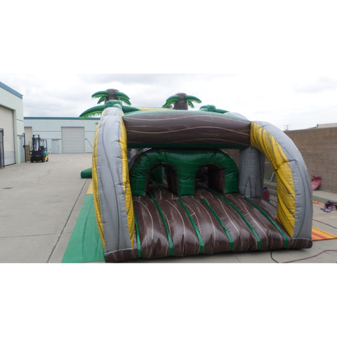 Ultimate Jumpers Inflatable Bouncers 15'H Tropical Wet & Dry Obstacle Course by Ultimate Jumpers I102