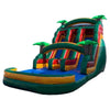 Image of Ultimate Jumpers Inflatable Bouncers 18'H Dual Lane Tropical Water Slide by Ultimate Jumpers