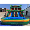 Image of Ultimate Jumpers Inflatable Bouncers 18'H Dual Lane Tropical Water Slide by Ultimate Jumpers