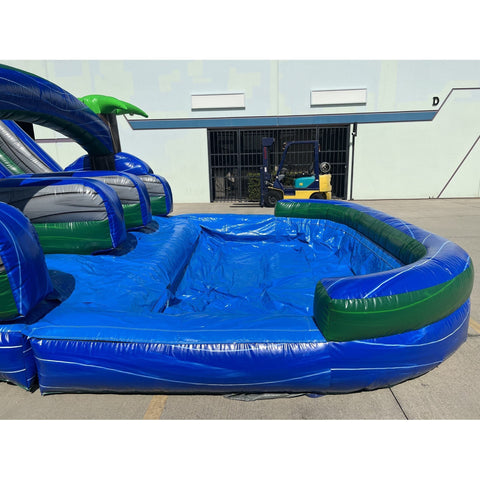 Ultimate Jumpers Inflatable Bouncers 18'H Dual Lane Water Slide by Ultimate Jumpers