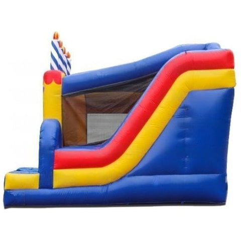 eInflatables Inflatable Bouncers 18'H Jump N Splash Birthday Cake Dry Combo by eInflatables 781880284642 6561zz 18'H Jump N Splash Birthday Cake Dry Combo by eInflatables SKU#6561zz