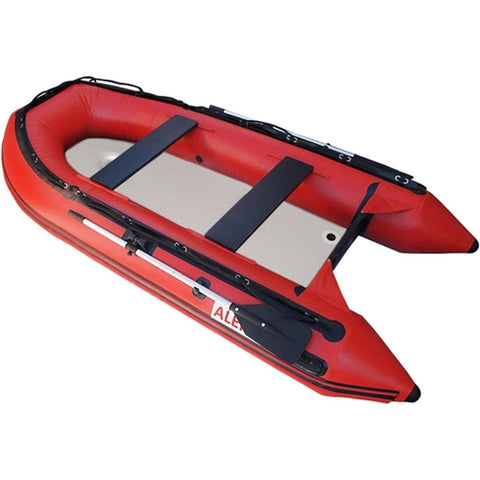 Aleko Boating & Water Sports Inflatable Boat with Air Deck Floor - 10.5 Ft - Red by Aleko 655222809742 BTSDAIR320R-AP